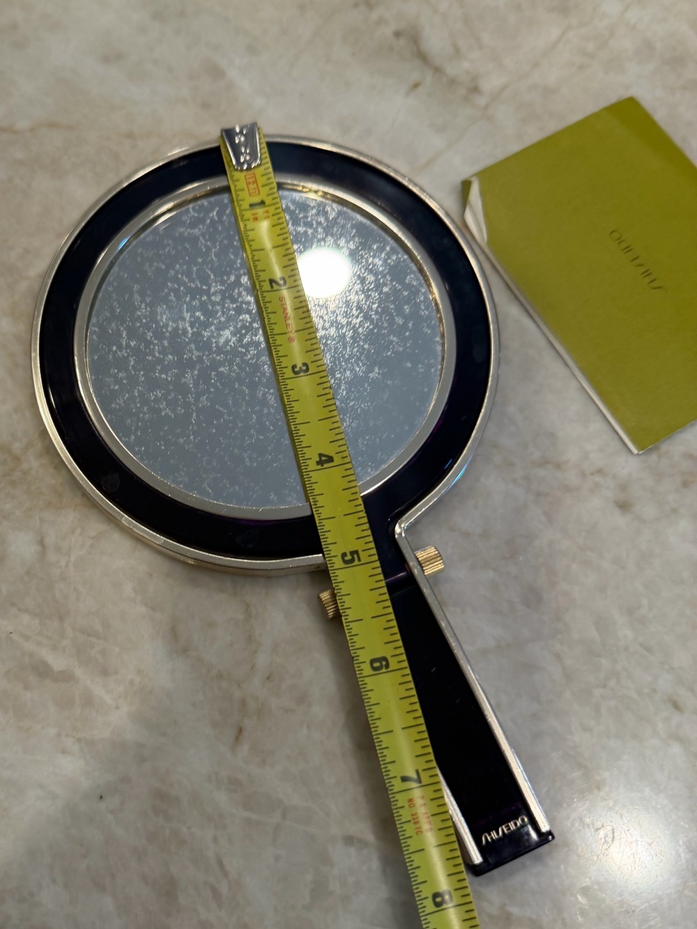 Vintage 1969  Shiseido  hand mirror purple
